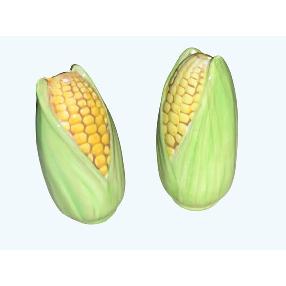 Corn On the Cob with Husk Salt and Pepper Shaker Set - Picture 10 of 10